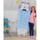  Sac de dormit 2 in 1 , Pliabil, Portabil, 137x50cm, 3-8 ani