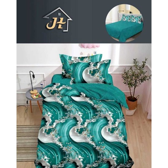                                                    Set Pat 4 Piese „Pucioasa Home” –  Cearceaf de Pat Normal