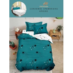                                                    Set Pat 4 Piese „Pucioasa Home” –  Cearceaf de Pat Normal