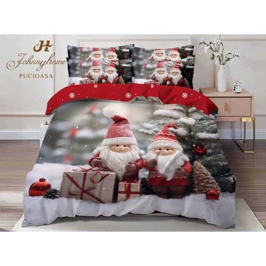                                                     Lenjerie de Pat 6 Piese Finet - Colecția Magică de Crăciun