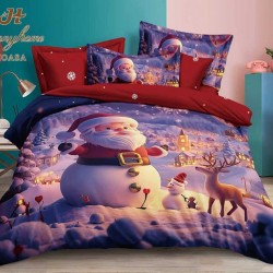                                                    Lenjerie de Pat 6 Piese Finet - Colecția Magică de Crăciun