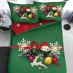                                                 Lenjerie de Pat 4 Piese Finet - Colecția Magică de Crăciun (Pat 1 Persoană)