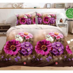                                                     Lenjerie De Pat Model 3D 4 Piese - 2 Persoane 