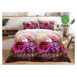                                                     Lenjerie De Pat Model 3D 4 Piese - 2 Persoane 