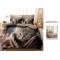                                                    Lenjerie De Pat Model 3D 6 Piese - 2 Persoane 