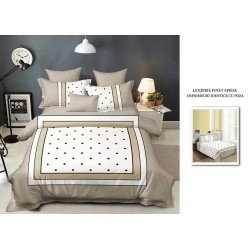                                                    Lenjerie De Pat Model 3D 6 Piese - 2 Persoane 