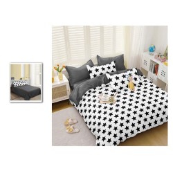                                Lenjerie De Pat 4 Piese - 2 Persoane 