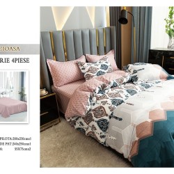                                                    Lenjerie De Pat 4 Piese - 2 Persoane 