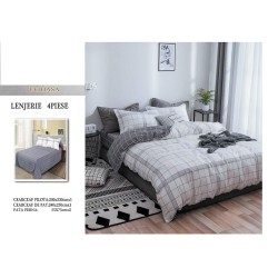                                                    Lenjerie De Pat 4 Piese - 2 Persoane 