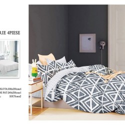                                                    Lenjerie De Pat 4 Piese - 2 Persoane 