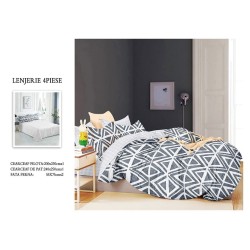                                                    Lenjerie De Pat 4 Piese - 2 Persoane 