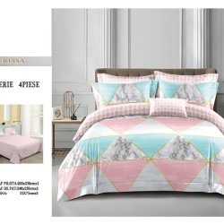                                                    Lenjerie De Pat 4 Piese - 2 Persoane 