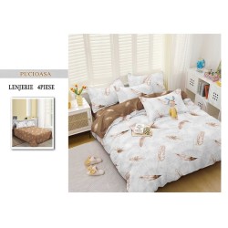                                                    Lenjerie De Pat 4 Piese - 2 Persoane 