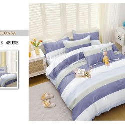                                                    Lenjerie De Pat 4 Piese - 2 Persoane 