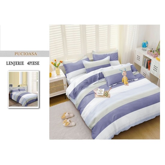                                                    Lenjerie De Pat 4 Piese - 2 Persoane 