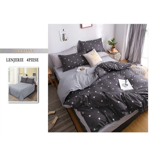                                                    Lenjerie De Pat 4 Piese - 2 Persoane 