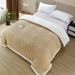                                     Pătură Cocolino 3D cu Blăniță si Carouri 200x230 CM