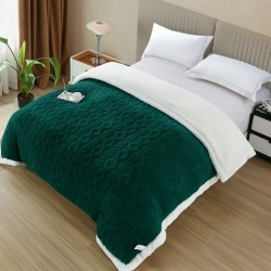                                     Pătură Cocolino 3D cu Blăniță si Carouri 200x230 CM