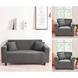                                           Set husa canapea si 2 fotolii GRI