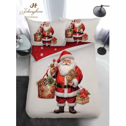                                                Lenjerie de Pat 4 Piese Finet - Colecția Magică de Crăciun (Pat 1 Persoană)