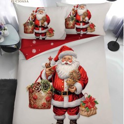                                                Lenjerie de Pat 4 Piese Finet - Colecția Magică de Crăciun (Pat 1 Persoană)