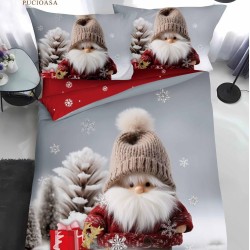                                                Lenjerie de Pat 4 Piese Finet - Colecția Magică de Crăciun (Pat 1 Persoană)