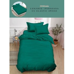                                            Lenjerii de pat 4 Piese Damasc  - 1 Persoana 