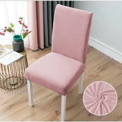                                          Huse Scaun Set 6 Piese - Roz