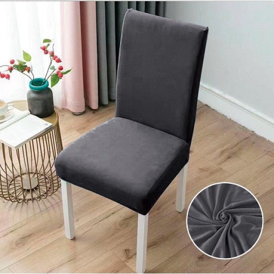                                          Huse Scaun Set 6 Piese - Gri Inchis