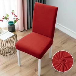                                          Huse Scaun Set 6 Piese - Rosu