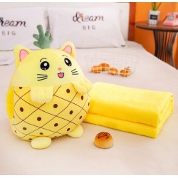                                     Accesoriu de Relaxare 3-în-1: Pernă, Pătură Pufoasă și Încălzitor Mâini Colecția "Soft Buddies" 