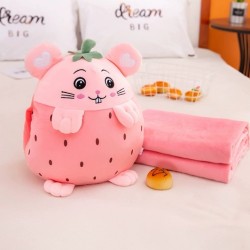                                     Accesoriu de Relaxare 3-în-1: Pernă, Pătură Pufoasă și Încălzitor Mâini Colecția "Soft Buddies" 