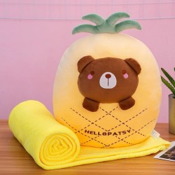                                     Accesoriu de Relaxare 3-în-1: Pernă, Pătură Pufoasă și Încălzitor Mâini Colecția "Soft Buddies" 