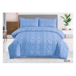                                                      Lenjerii de pat 4 Piese Broderie Cearceaf Normal