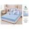                                                      Husa Finet 3 Piese Bleu Uni 160x200CM