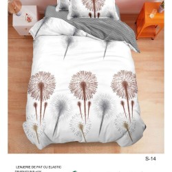                                                  Set Pat 4 Piese „Super Design Pucioasa” – Cearceaf cu Elastic