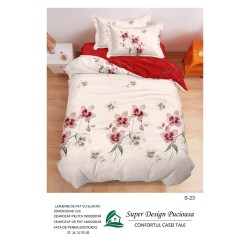                                                  Set Pat 4 Piese „Super Design Pucioasa” – Cearceaf cu Elastic