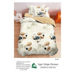                                                  Set Pat 4 Piese „Super Design Pucioasa” – Cearceaf cu Elastic