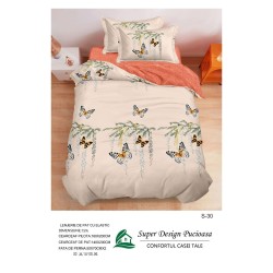                                                  Set Pat 4 Piese „Super Design Pucioasa” – Cearceaf cu Elastic