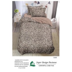                                                  Set Pat 4 Piese „Super Design Pucioasa” – Cearceaf cu Elastic