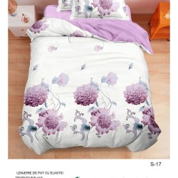                                                  Set Pat 4 Piese „Super Design Pucioasa” – Cearceaf cu Elastic