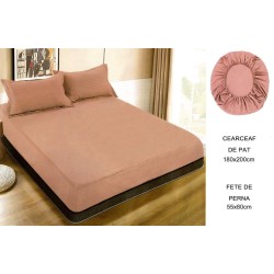                                                        Husa 3 Piese Cearceaf cu Elastic 180X200 CM