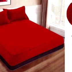                                                        Husă de Pat cu Elastic (Set 3 Piese) – Cearceaf 180x200 cm + 2 Fețe de Pernă