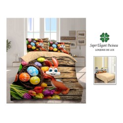 Lenjerie de Paște 6 piese - model Iepuraș  