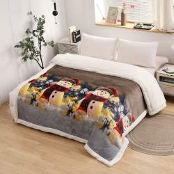                                      Pătură cu blăniță tematică de Crăciun 200x230 cm