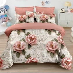                                                    Lenjerie De Pat 5D 6 Piese - 2 Persoane 