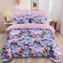                                                    Lenjerie De Pat 5D 6 Piese - 2 Persoane 