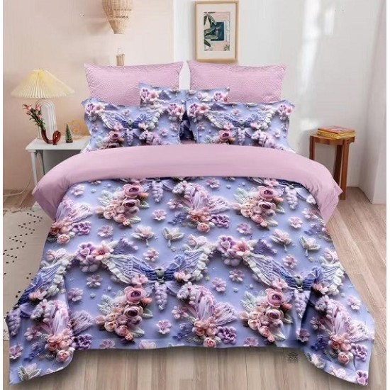                                                    Lenjerie De Pat 5D 6 Piese - 2 Persoane 