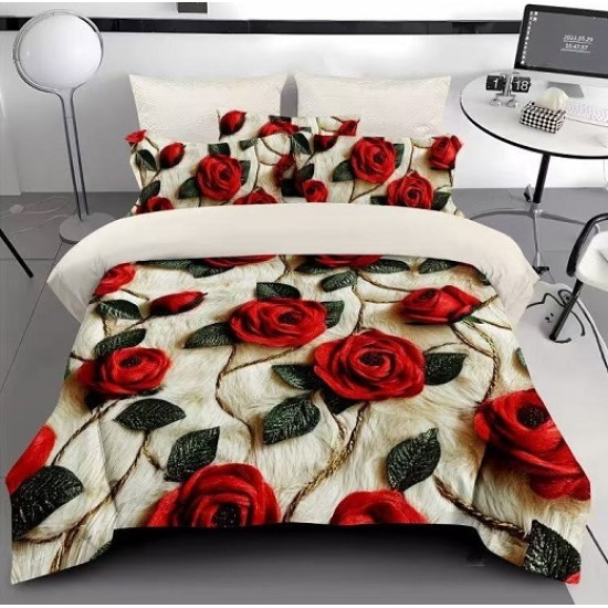                                                    Lenjerie De Pat 5D 6 Piese - 2 Persoane 