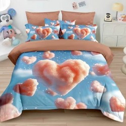                                                    Lenjerie De Pat 5D 6 Piese - 2 Persoane 